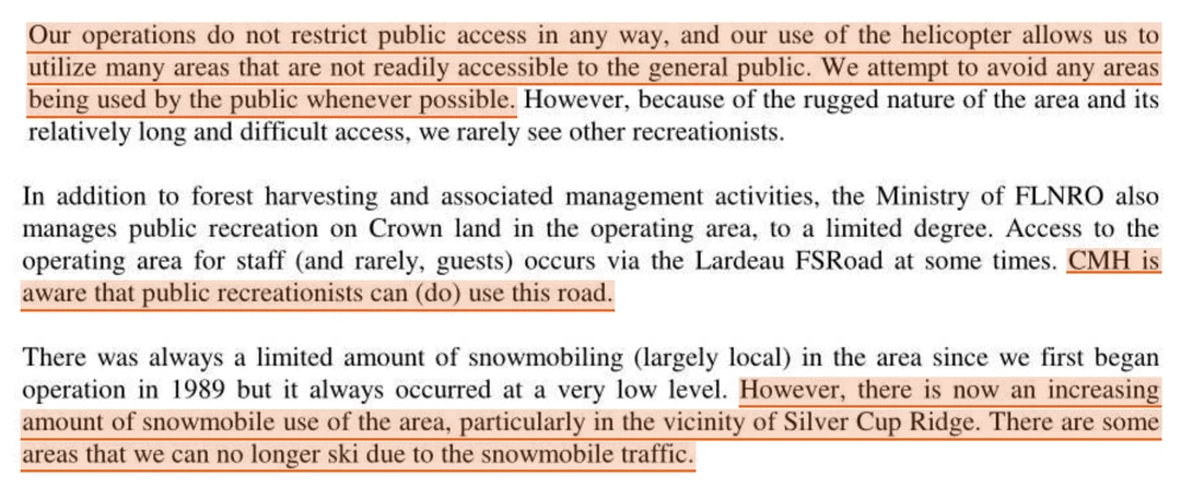 Excerpt from FOR-2023-31283 · same plan · section 7.1, Public Use and Access