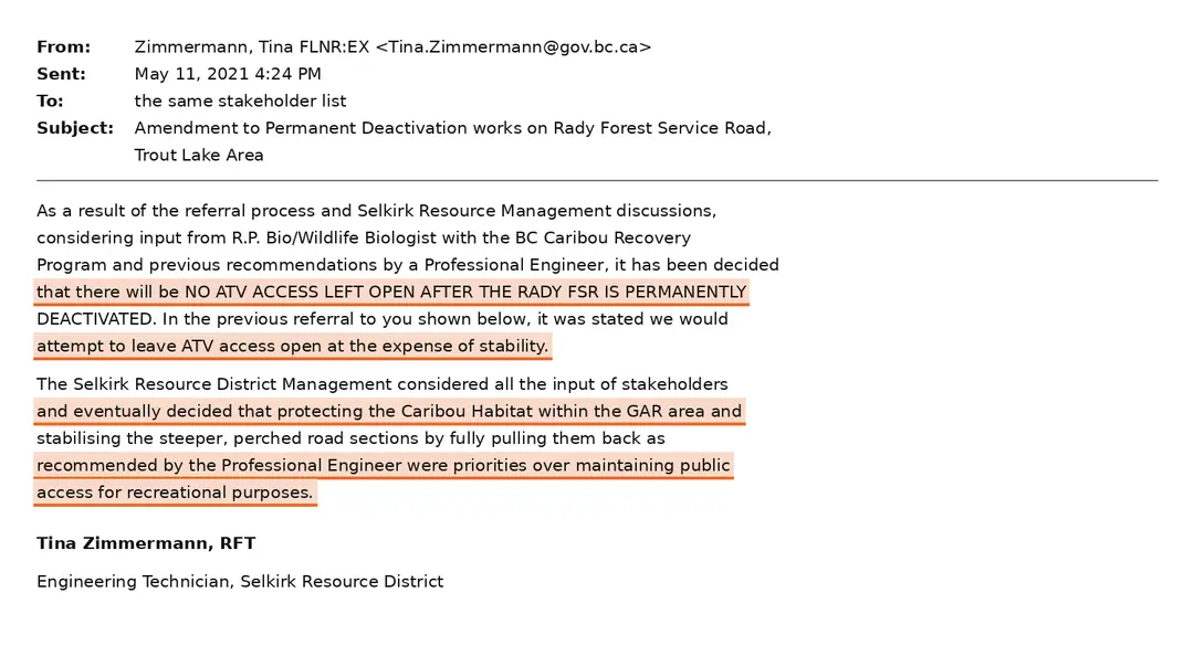 The same officer, the same recipients · 11 May 2021