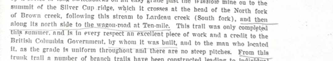 Report: Mineral Resources of the Trout Lake Mining Division · Newton W. Emmens, M.E. · Minister of Mines, 1914