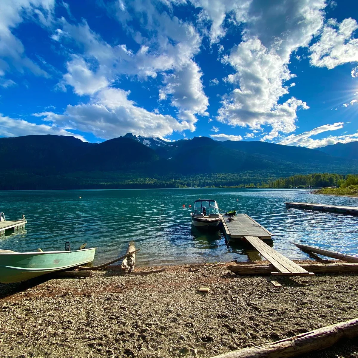 Trout Lake — Rady Creek and the Foggy Day area near Trout Lake, British Columbia