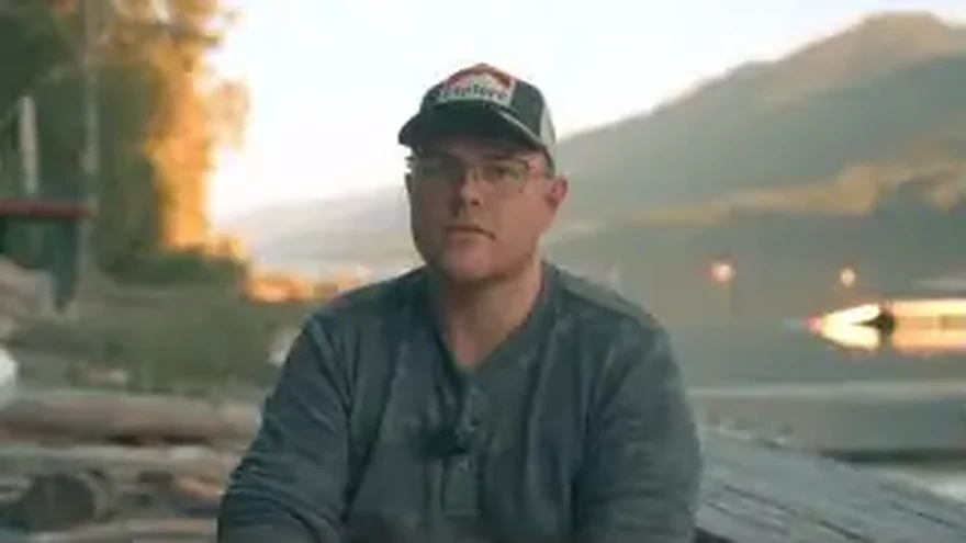 Still from the film: Thomas Gardner of Taranis Resources